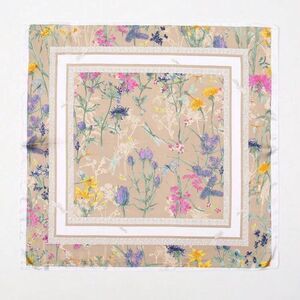 Floral Square Scarf S57